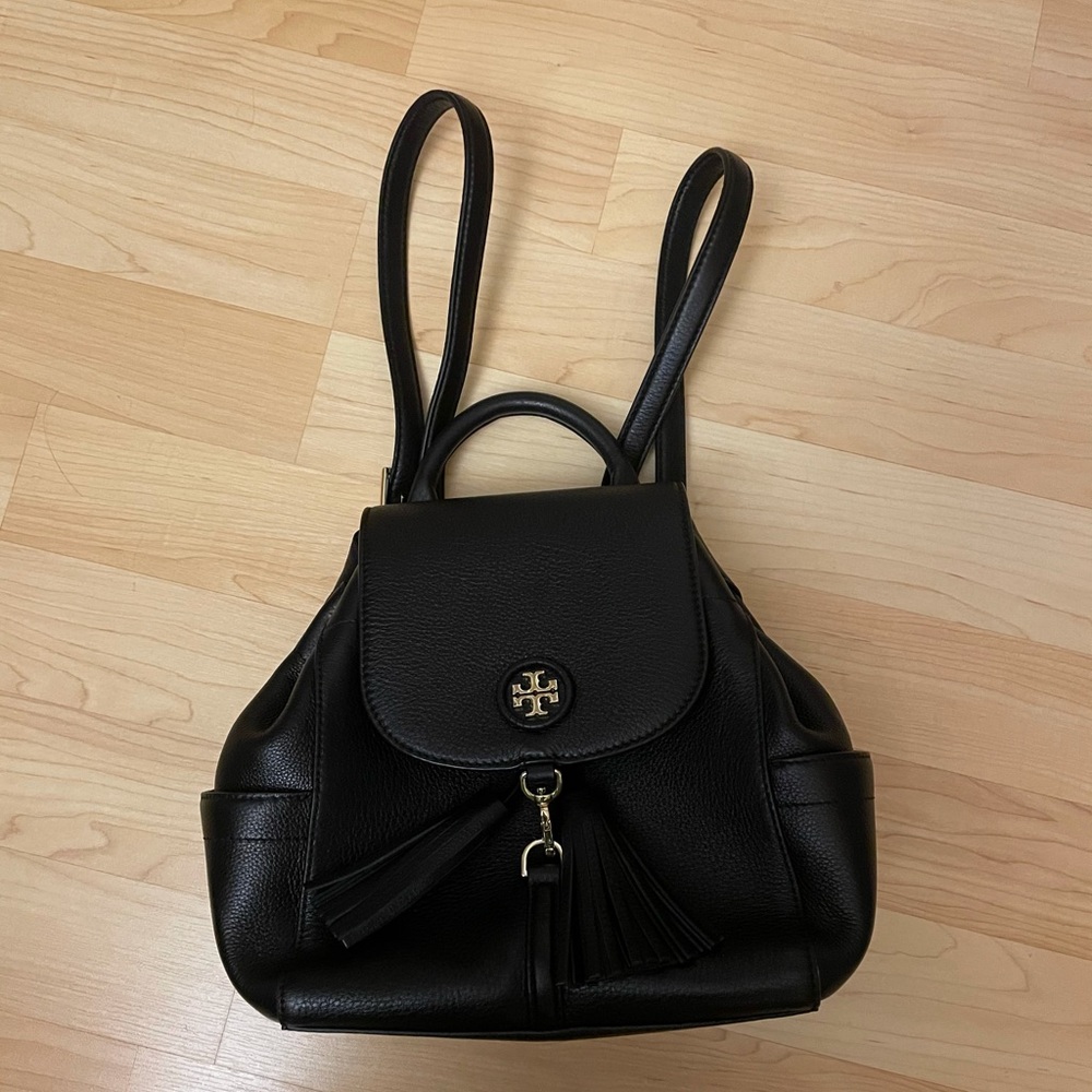 Tory Burch Whipstitch Leather Backpack
